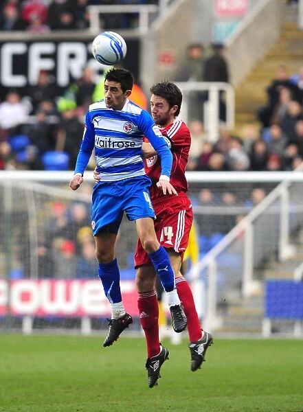 Battling for Control: Skuse vs. Karacan in the Intense Championship Clash between Reading and Bristol City (December 26, 2010)