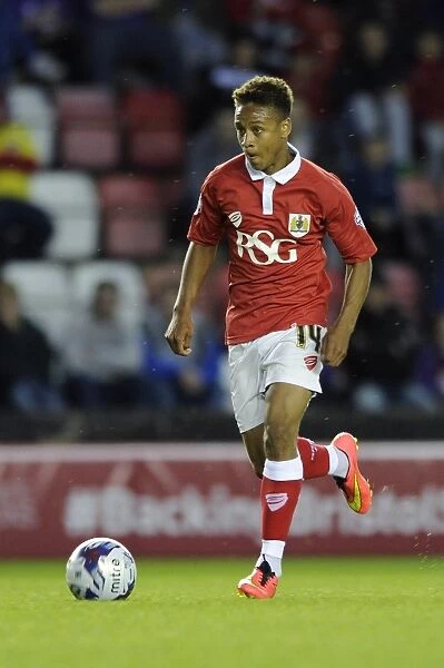 Bobby Reid in Action: Bristol City vs Oxford United, Capital One Cup First Round