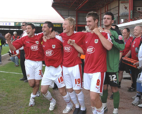 Bristol City FC: Celebrating Promotion to the Championship