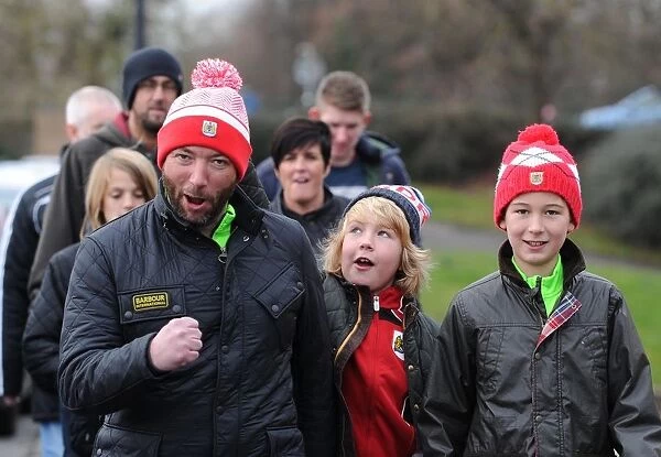 Bristol City FC: Throngs of Supporters Heading to Ashton Gate for FA Cup Clash vs. West Ham United (25.01.15)