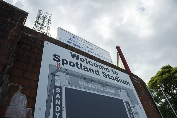 Bristol City at Rochdale's Spotland Stadium in Sky Bet League One Clash (August 23, 2014)