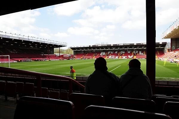 Bristol City vs Notts County: Action at Ashton Gate, 2014 (East End, Wedlock Stand)