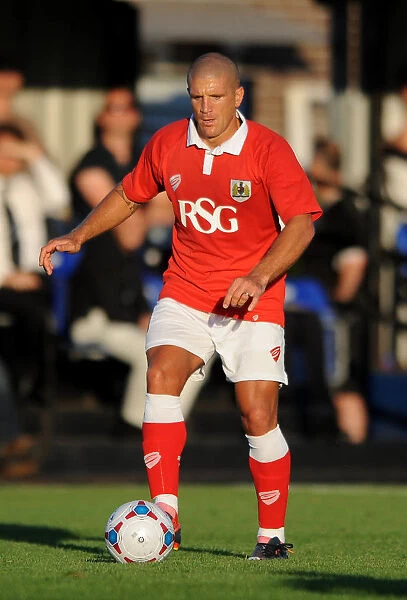 Bristol City's Adam El-Abd in Pre-Season Action at Weston Super Mare's Woodspring Stadium (09.07.2014)