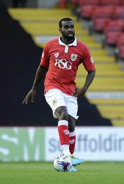 Bristol City's Derrick Williams in Action against Oxford United, Capital One Cup First Round, Ashton Gate