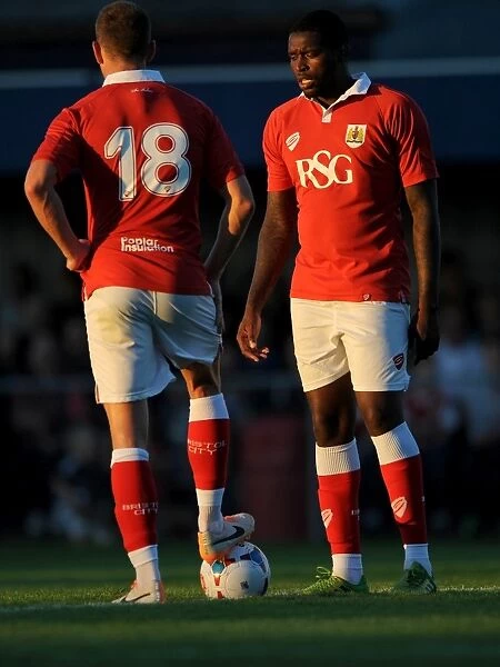 Bristol City's Jay Emmanuel-Thomas in Action at Woodspring Stadium (2014)