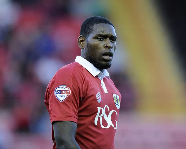 Bristol City's Jay Emmanuel-Thomas in Action against Oxford United, Capital One Cup First Round, Ashton Gate