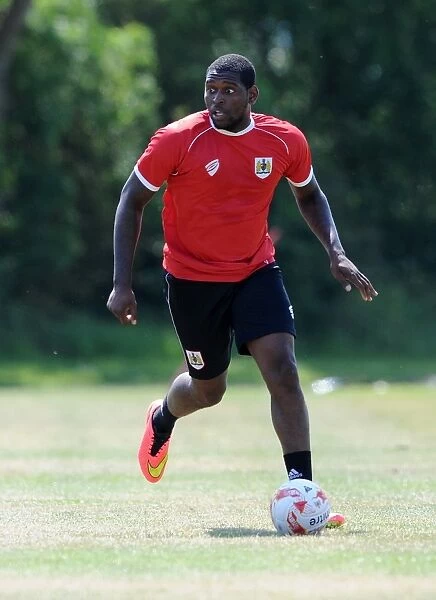 Bristol City's Jay Emmanuel-Thomas in Deep Focus during Training (July 2, 2014)