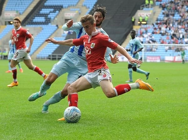 Bristol City's Joe Bryan Delivers a Cross Against Coventry City at Ricoh Arena, Sky Bet League One