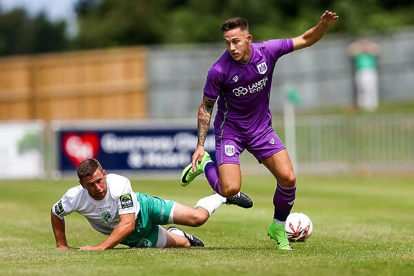 Bristol City's Josh Brownhill in Action during Pre-season Friendly against Guernsey FC, 2017