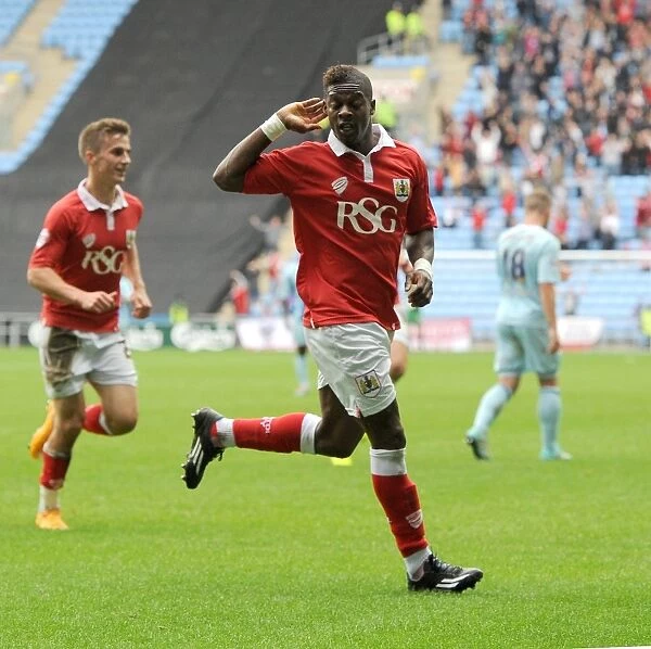 Bristol City's Kieran Agard Scores Against Coventry City in Sky Bet League One