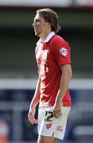 Bristol City's Luke Ayling in Action Against Rochdale AFC, Sky Bet League One, 2014