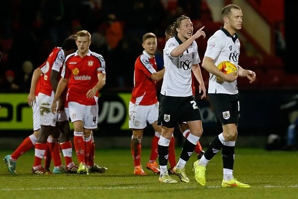 Bristol City's Luke Ayling Fumes at Referee After Crewe Alexandra Take 1-0 Lead
