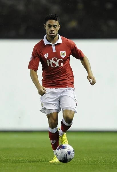 Derrick Williams in Action: Bristol City vs Oxford United, Capital One Cup First Round