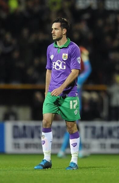 Greg Cunningham's Disappointed Expression: Swindon Town 1-2 Bristol City (November 15, 2014)