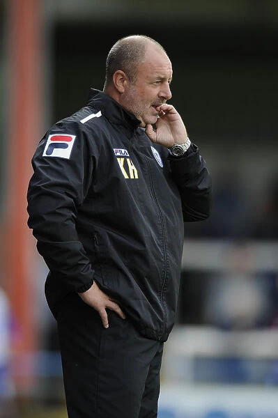 Keith Hill, Rochdale Manager, Leads His Team Against Bristol City in Sky Bet League One