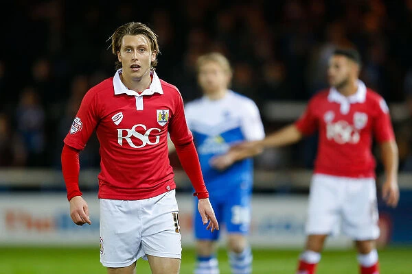 Luke Freeman's Intense Focus: Peterborough United vs. Bristol City, 2014