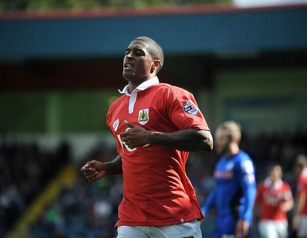 Mark Little of Bristol City in Action Against Rochdale AFC, Sky Bet League One, 2014