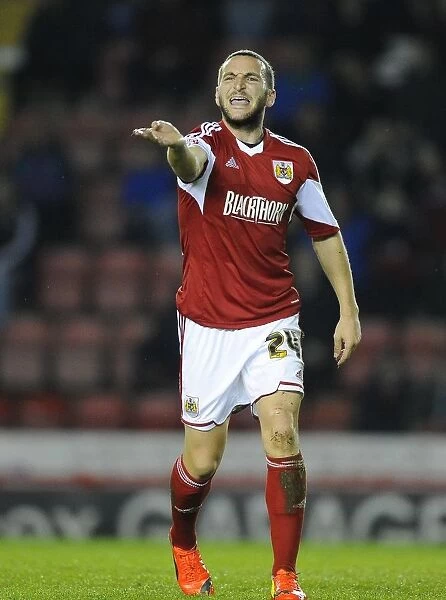Martin Paterson of Bristol City in Action Against Swindon Town, Sky Bet League One, 2014