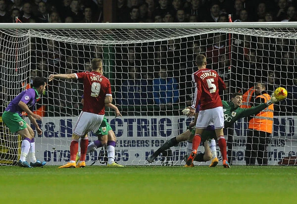 Michael Smith Scores Against Former Team: Thrilling Goal for Bristol City at Swindon Town's County Ground, Sky Bet League One, 15th November 2014