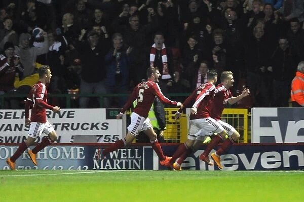 Michael Smith's Thrilling Goal Celebration: Swindon Town vs. Bristol City (November 15, 2014)