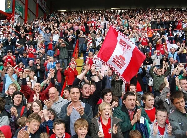 Passionate Bristol City FC Fans in Action