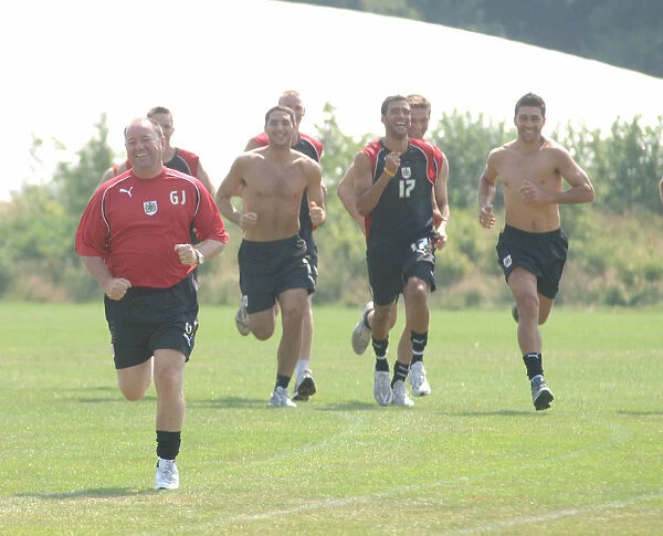 Behind the Scenes: 2006-07 - Bristol City FC Training Sessions at Their Ground