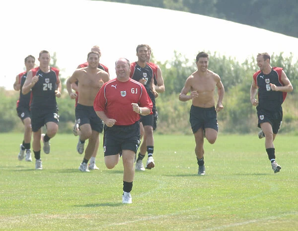 Behind the Scenes: 2006-07 Bristol City FC Training Sessions at the Training Ground