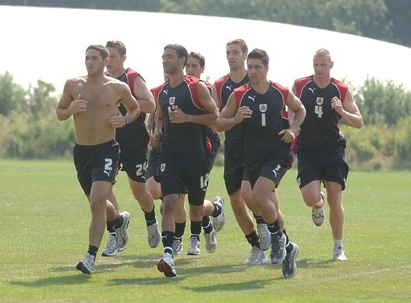 Behind the Scenes: 2006-07 Bristol City Football Club Training Sessions at Their Ground