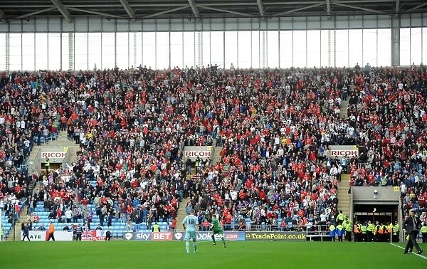 Sea of Supporters: Packed Ricoh Arena for Intense Sky Bet League One Clash - Bristol City vs Coventry City