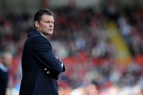Steve Cotterill Leads Bristol City Against Notts County in Sky Bet League One, 2014