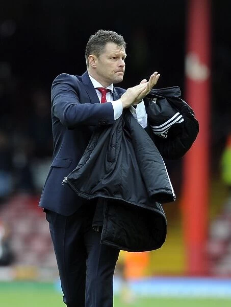 Steve Cotterill Leads Bristol City in Sky Bet League One Clash Against Preston North End (05-04-2014)