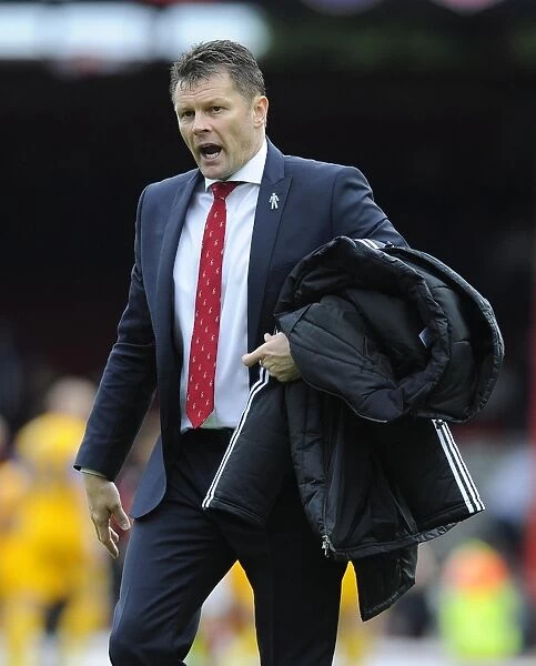 Steve Cotterill Leads Bristol City in Sky Bet League One Match Against Preston North End (05-04-2014)