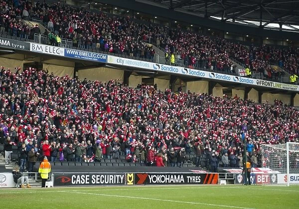 Five Thousand Strong: Bristol City Fans Unite at Stadium MK