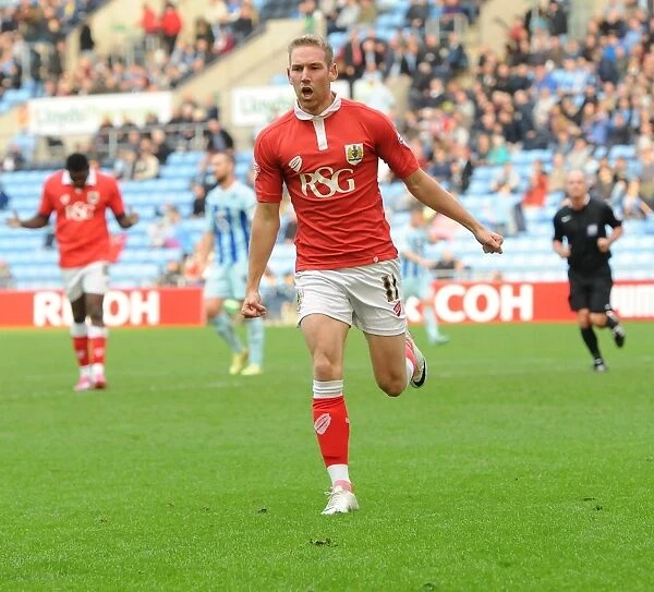 Thrilling Goal: Scott Wagstaff Scores for Bristol City Against Coventry City in Sky Bet League One Rivalry