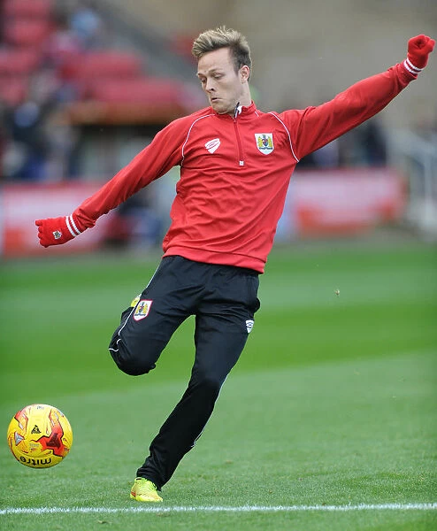 Todd Kane in Action: Swindon Town vs. Bristol City, League One, 2014