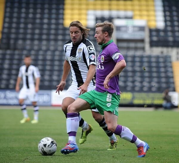 Wade Elliott in Action: Notts County vs. Bristol City, Sky Bet League One (2014)