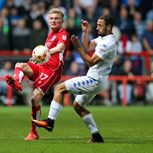 Bristol City vs Leeds United: Taylor Moore in Action at Ashton Gate Stadium, EFL Championship (September 2016)