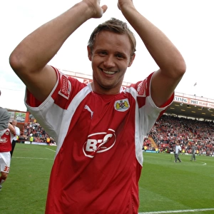 Bristol City's Lee Trundle in Action Against Preston North End