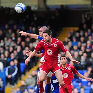 Cole Skuse wins the ball in the air
