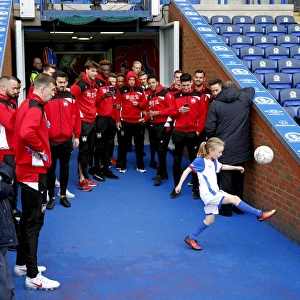 Impressed in the Tunnel: Young Blackburn Fan Wows Bristol City Players with Freestyle Tricks
