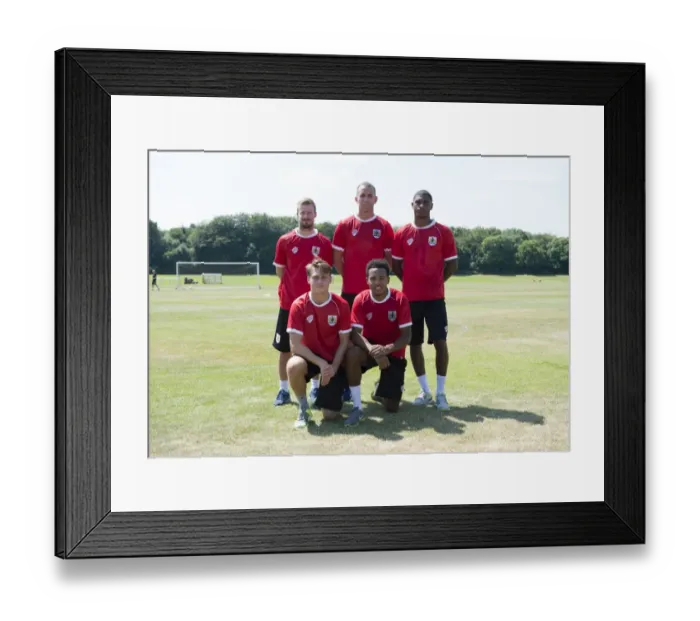 Framed Print : Bristol City Training 02  /  07  /  2014
