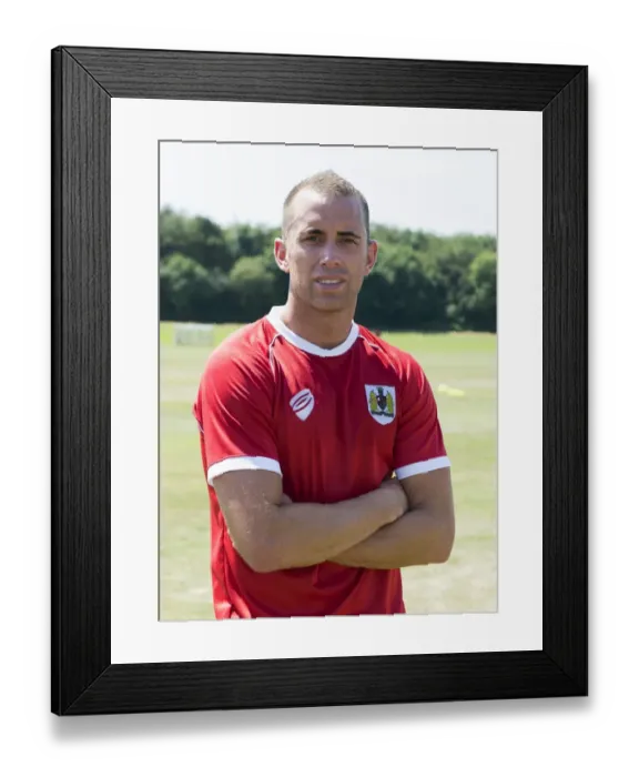 Framed Print : Bristol City's Aaron Wilbraham Training at Session (July 2, 2014)