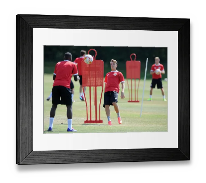 Framed Print : Bristol City: Luke Freeman's First Pre-Season Training Session - July 2014 Framed Print : Bristol City: Luke Freeman's First Pre-Season Training Session - July 2014