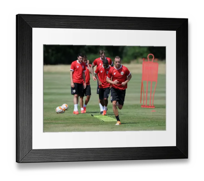 Framed Print : Bristol City's Aaron Wilbraham Training (July 2, 2014) Framed Print : Bristol City's Aaron Wilbraham Training (July 2, 2014)