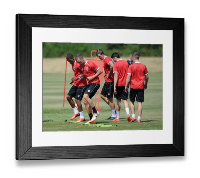 Framed Print : Bristol City Football Club: Training Sessions, July 2014 Framed Print : Bristol City Football Club: Training Sessions, July 2014