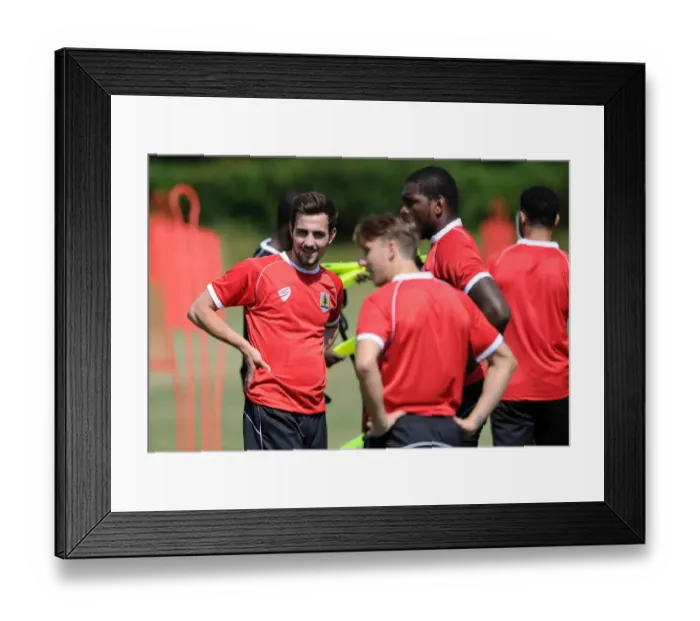 Framed Print : Bristol City Football Club: Training Sessions, July 2014 Framed Print : Bristol City Football Club: Training Sessions, July 2014