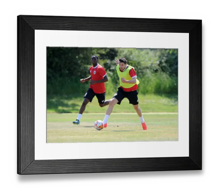Framed Print : Bristol City Football Club: Brendan Moloney in Training (July 2, 2014)
