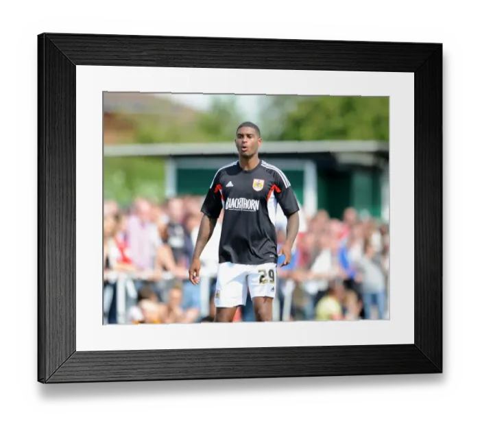 Framed Print : Mark Little's Bristol City Debut: Portishead Town vs. Bristol City, July 5, 2014