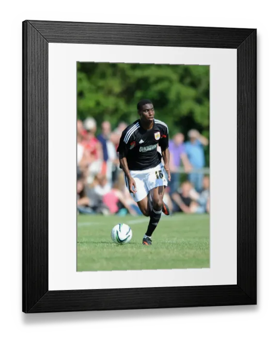 Framed Print : Jordan Wynter in Action: Portishead Town vs. Bristol City Pre-Season Friendly Framed Print : Jordan Wynter in Action: Portishead Town vs. Bristol City Pre-Season Friendly