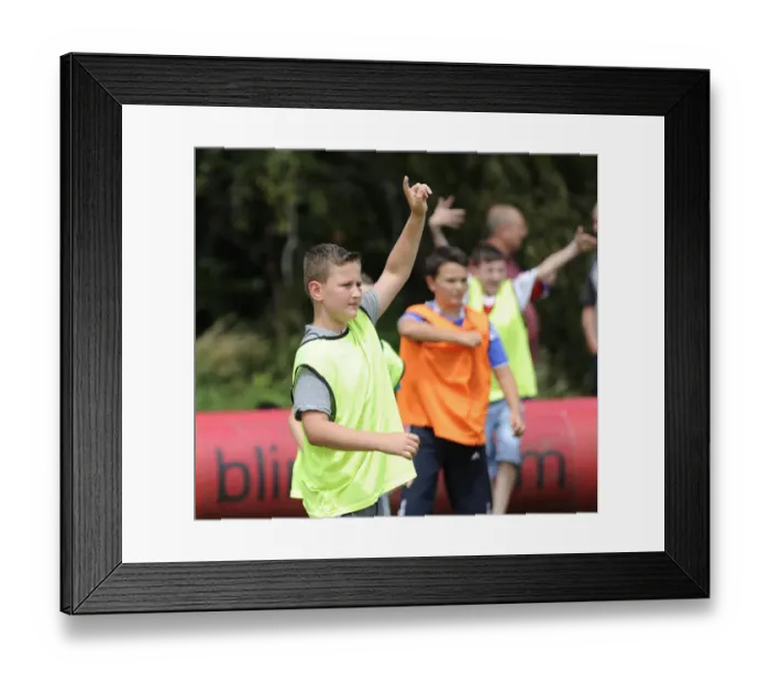 Framed Print : Bristol City FC Training on Inflatable Pitch during Pre-Season Friendly at Portishead Town Framed Print : Bristol City FC Training on Inflatable Pitch during Pre-Season Friendly at Portishead Town